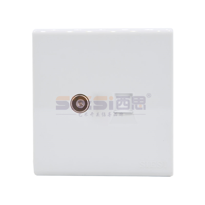 一位电视、电话插座