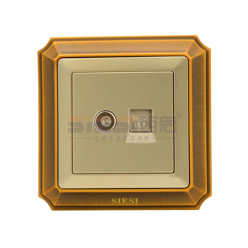 一位电视、电话插座