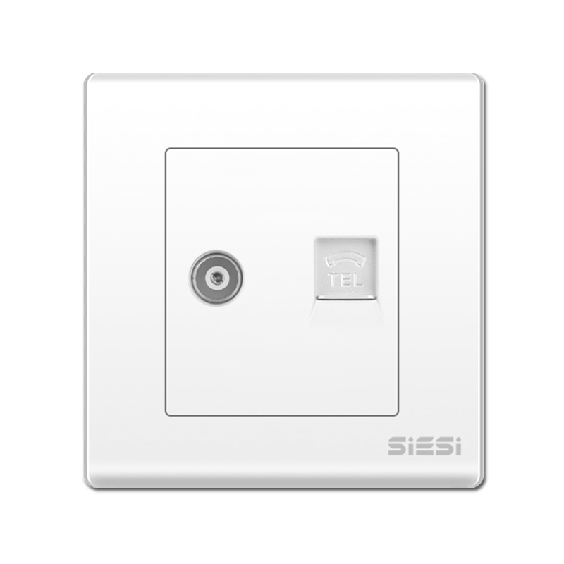 一位电视、电话插座